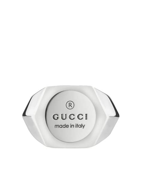 Gucci Anello Con Logo Inciso 